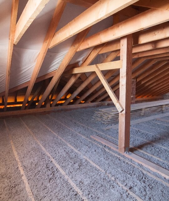 Insulation blown or batted roof product image