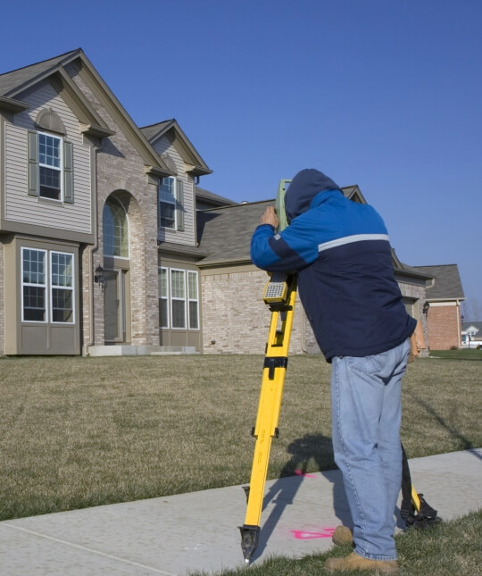 Land surveyors work image